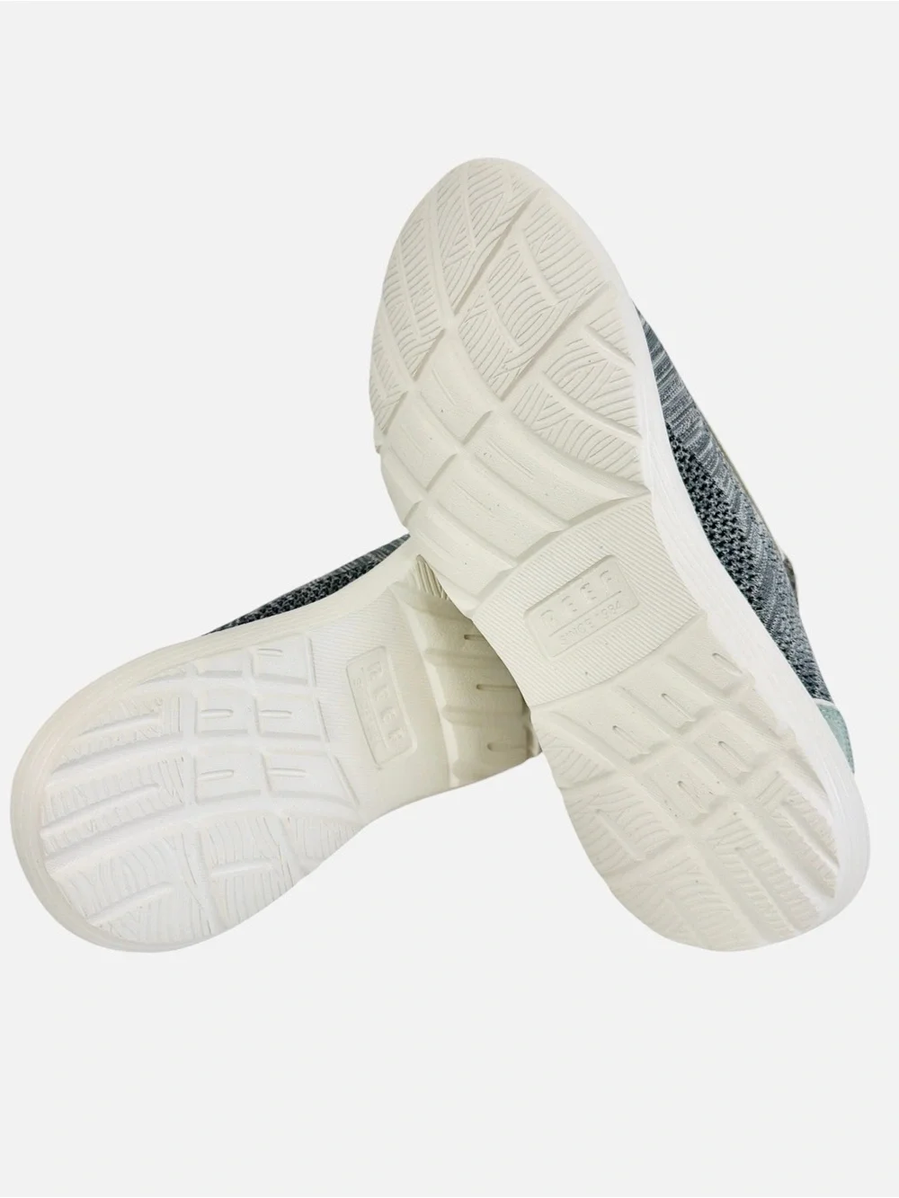 Reef Swellsole Valle Grey/Green Slip On Comfort Shoes CJ6808 Men's Size 7